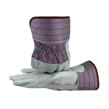 Load image into Gallery viewer, Economy Split Cowhide Palm Leather Work Gloves - Size L