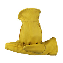 Load image into Gallery viewer, Heavy Duty Top Grain Cowhide Work Gloves with Reinforced Extra Palm Patch