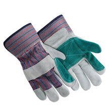 Load image into Gallery viewer, split cowhide double layered leather palm work gloves