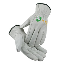 Load image into Gallery viewer, Premium Full Grain Thin Cut Cow Leather Work Gloves - Simple Grey
