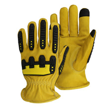 Load image into Gallery viewer, Total Protection: Water, Cut &amp; Impact Resistant Top Grain Cowhide Gloves
