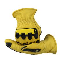 Load image into Gallery viewer, Total Protection: Water, Cut &amp; Impact Resistant Top Grain Cowhide Gloves
